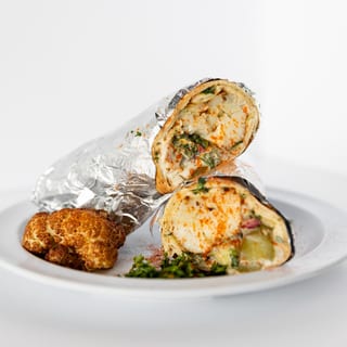 Fried Cauliflower Wrap